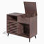 Cabinet de rangement audio pour prises de courant-258254875
