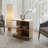Side Table With Open Storage And 4 Shelves