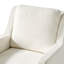 Chaise berçante pivotante en duvet et mélange de coussins 30 po Lillie-400842025