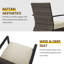 Chaises longues pivotantes avec coussins Shaylor-99388302