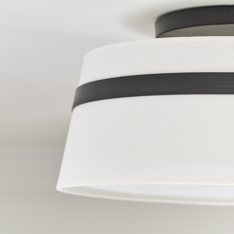 Cordtlandt 3 - Light Semi Flush Mount, 9.5" H x 19" W x 19" D, Aged Iron