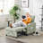 Hosie Faux Leather Accent Chair-521579604