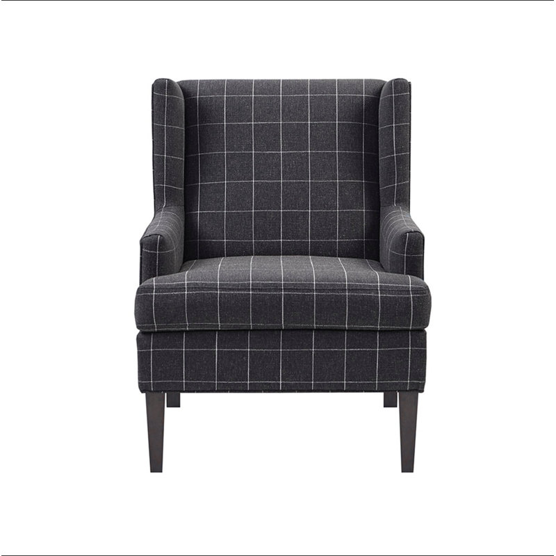 Chaise d'appoint, Grey Fabric/Black
