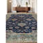 Sona Wool Oriental Area Rug in Navy/Green
