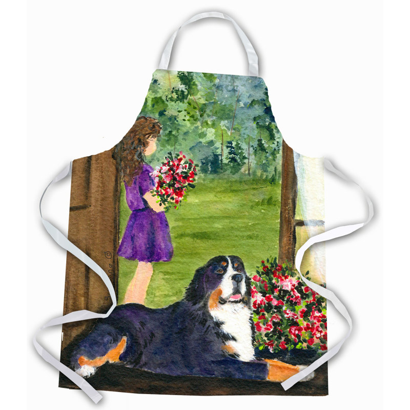 No Pattern Bib Apron
