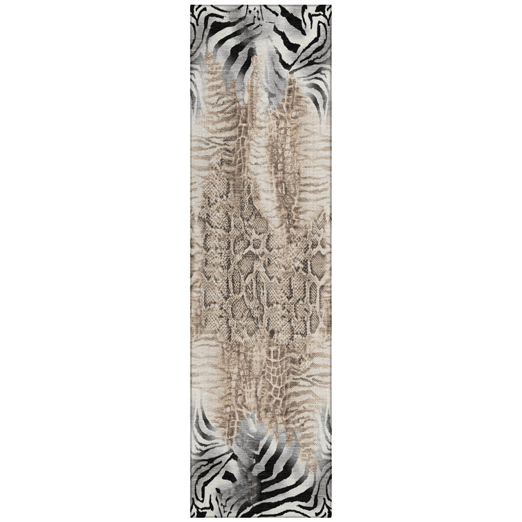 Machine Washable Indoor/Outdoor Jenning ACN2276 Animal Rug