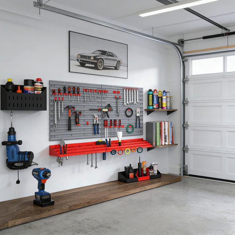 Wall Mounted Garage Storage,Tool Organizer