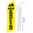 Double Sided 144'' H x 30'' W Polyester Flag Set