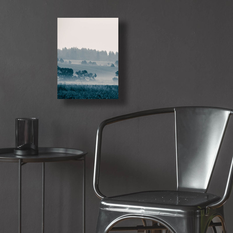 «Blue Mountains Iii» par Photoinc Studio, art mural en verre acrylique, H 16 po x l 12 po x P 0,13 po