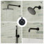 PureEssence 4-Function Dual Round Heads Pressure-Balanced Shower System with Bathtub Spout
