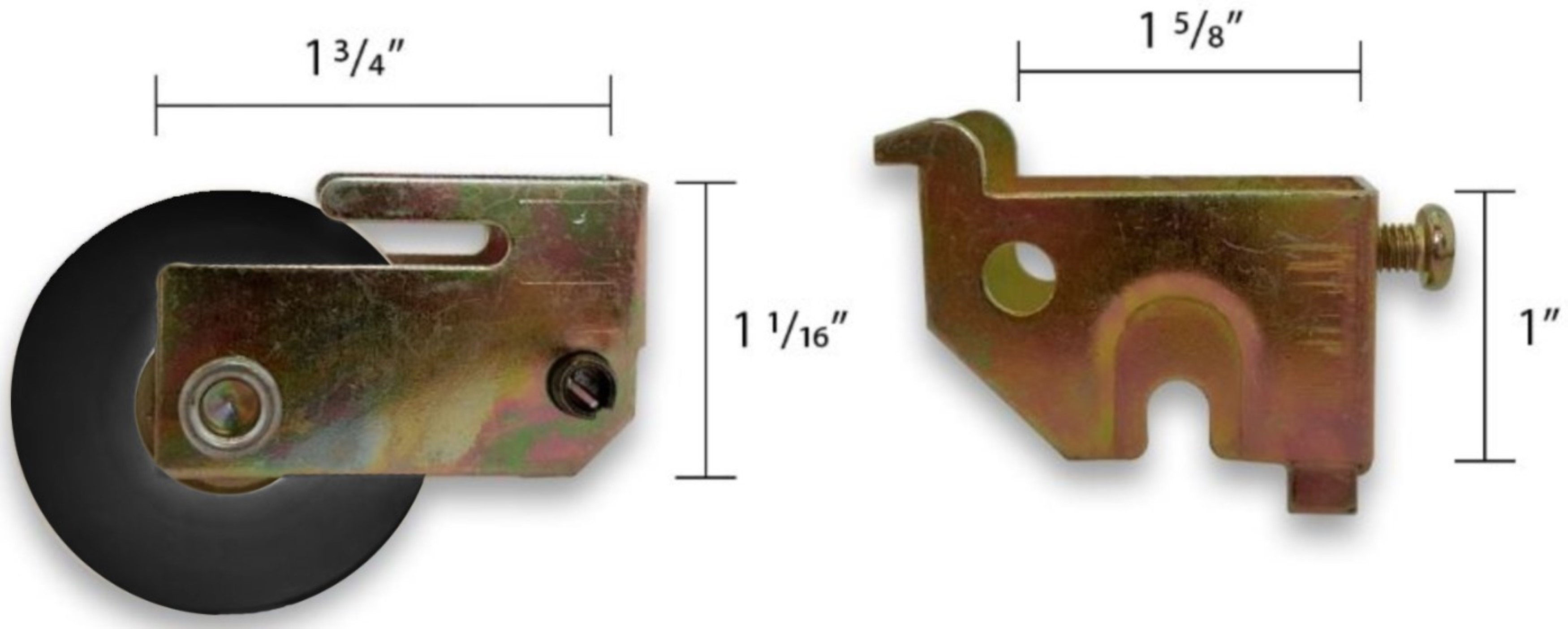 G.A.S. Hardware Look Corner Roller With Casing for Sliding Doors Roller ...