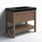 Ariane 36'' Natural Oak Veener Plywood Double Bathroom Vanity with Engineered Quartz Top-2079196504