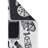 Stylish Flatweave Area Rug, 2.5 x 6.0 ft, 100% Cotton, No Pile | Machine Washable at 86°F, 1130 g/m² | Elegant Black & White Design, Easy to Clean with Vacuum & Spot Remover, Perfect for Living Room & Bedroom Décor-1219111914