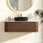 Meuble-lavabo préassemblé avec lavabo et porte-serviettes assorti, lavabo ovale en céramique-1157232423-1157232429-1157232430