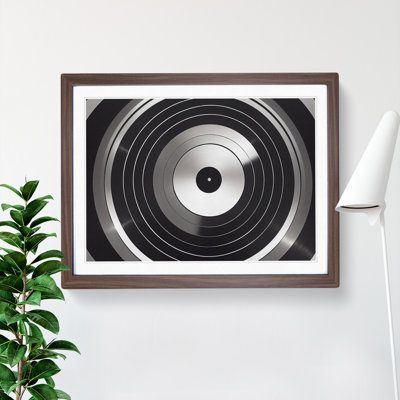 Glamorous Vinyl Record - Framed Print