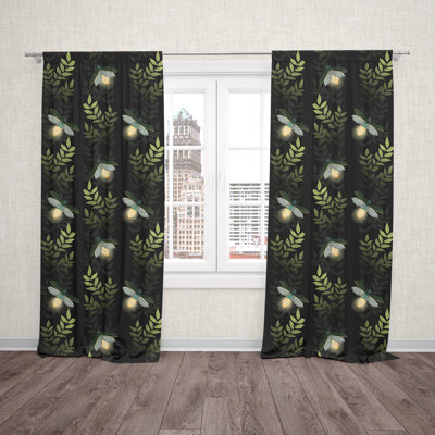 Jinesh Room Darkening Curtain Pair