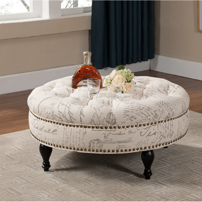 Repose-pieds Robb Studio Palfrey Beige