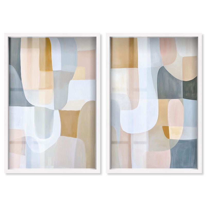 Harmony Living Art , H 25 po x l 17 po, Blanc