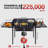 Outdoor Camping Stove With Windscreen & Side Table