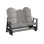 Fauteuil coulissant berçant à 5 places avec console berlinoise de qualité supérieure Berlin
