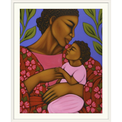 «African Mother and Baby», reproduction d'art de Tamara Adams