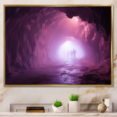 " Purple Tunnel Misty Soft Purple And Foggy Grays "