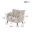 Fauteuil d'appoint rembourré Mid-Century-1135609222