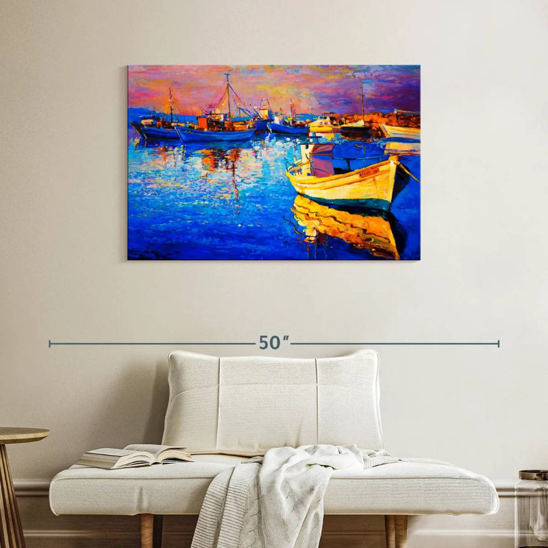 Mehar Sunset Oil, 26" H x 39" W