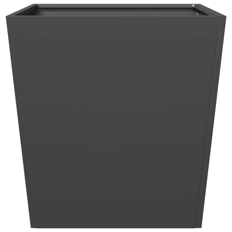 Asua Metal Planter Box, Black, 50cm H x 50cm W x 50cm D