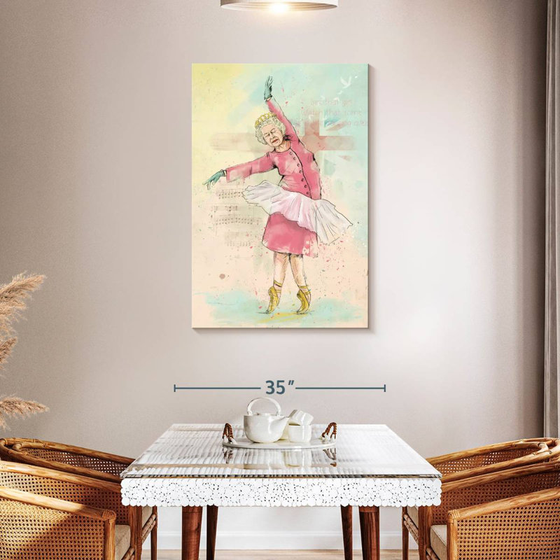Leisha Dancing Queen, 45" H x 30" W