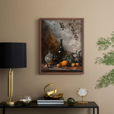 Reproduction encadrée FLORAL Series DCCXVII - bois massif