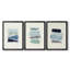 Étude de couleur de bord de mer I - Toile tendue avec châssis sur mesure - 3 pièces-875288689-875288688