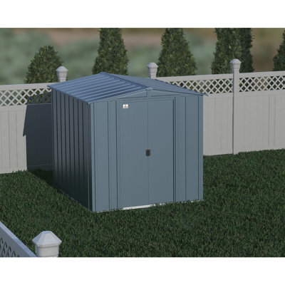 Remise de rangement Classic en acier, 6 x 7, bleu gris
