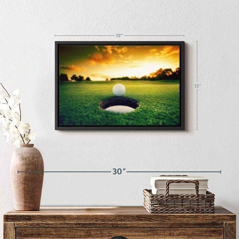 " Golf Ball ", 19" H x 13" W