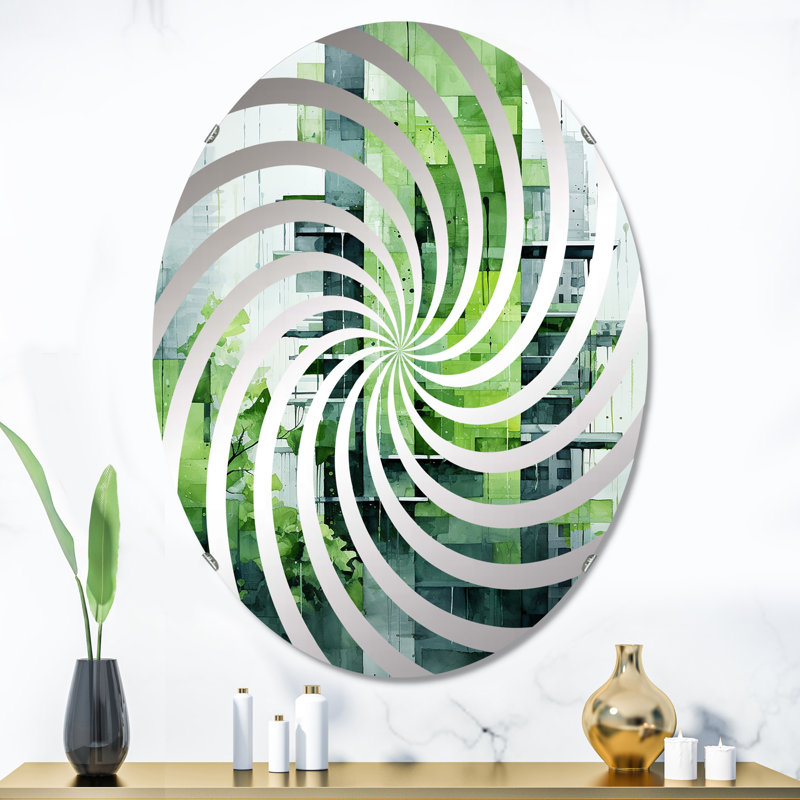 Miroir d'appoint Lime Lofts Skyscraper City Horizon I, 35,4 po x 23,6 po