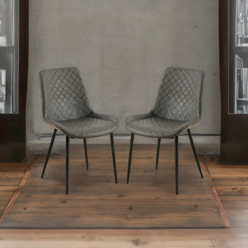 Dining Chairs Set Of 2, Gray