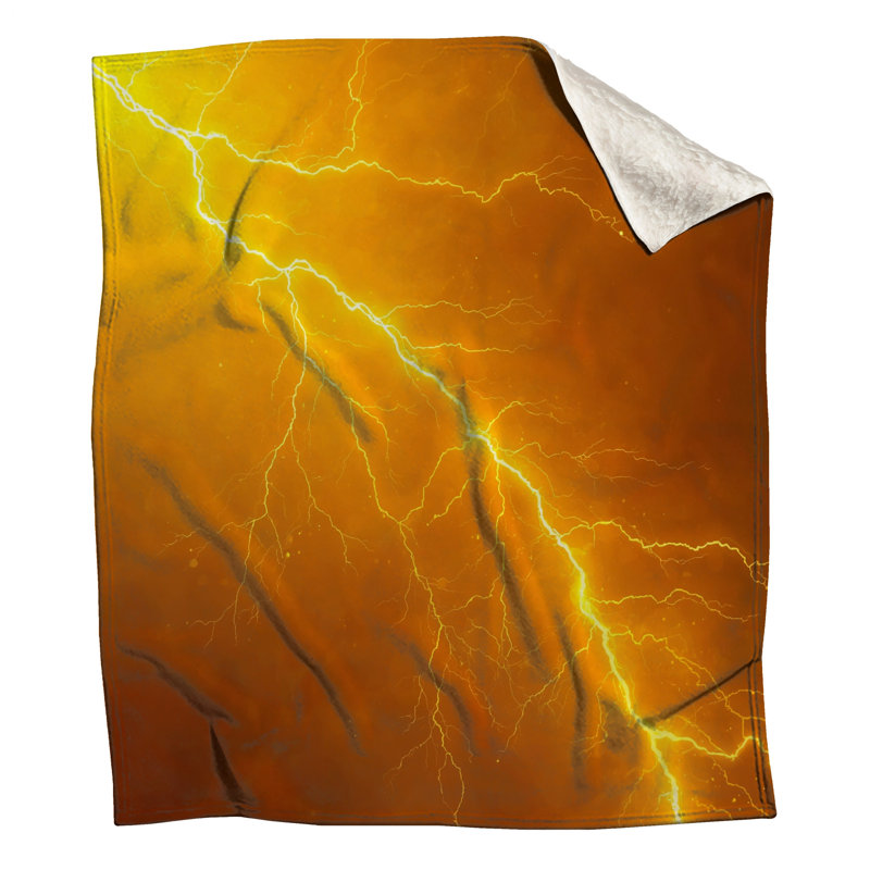 Couvertures jaune vif, 50in W x 60in H