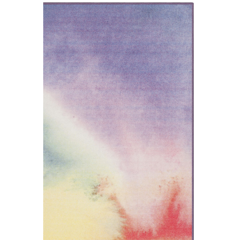 Daphine Performance Machine Washable Abstract Rug, Runner 2'2" X 12'