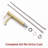 Sumerain Bathroom Vessel Sink Faucet, Leed-free Stainless Steel Bathroom Faucet with Single Handle, Brushed Gold-121794669