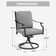 Swivel Patio Dining Armchair With Cushions(set Of 4)