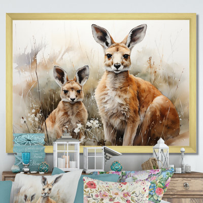 " Minimalism Kangaroo Portrait I "