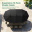 Grand parasol de patio extérieur 180 po x 108 po avec base-1257964024