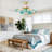 8-Light Modern Ceiling Fan Light Kit with Remote-842481348