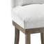 Chaise d'appoint rembourrée Ahupendra en gris (ensemble de 2)