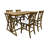 Modern Brown 19" Wide Counter Stool with Comfortable Foam Cushion-2141003091