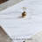 71 inch Marble Dining Table, Modern Dinner Table with Solid Wood Base for Living Room