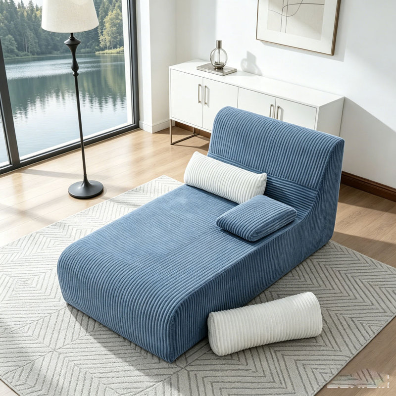 Méridienne Modern, Blue