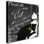 «Jadaya Travel With Your Cat» par Color Bakery, impression sur toile tendue-20507505