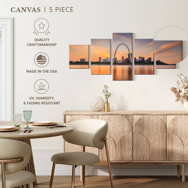 Senne St. Louis Sundown, 24" H x 55" W