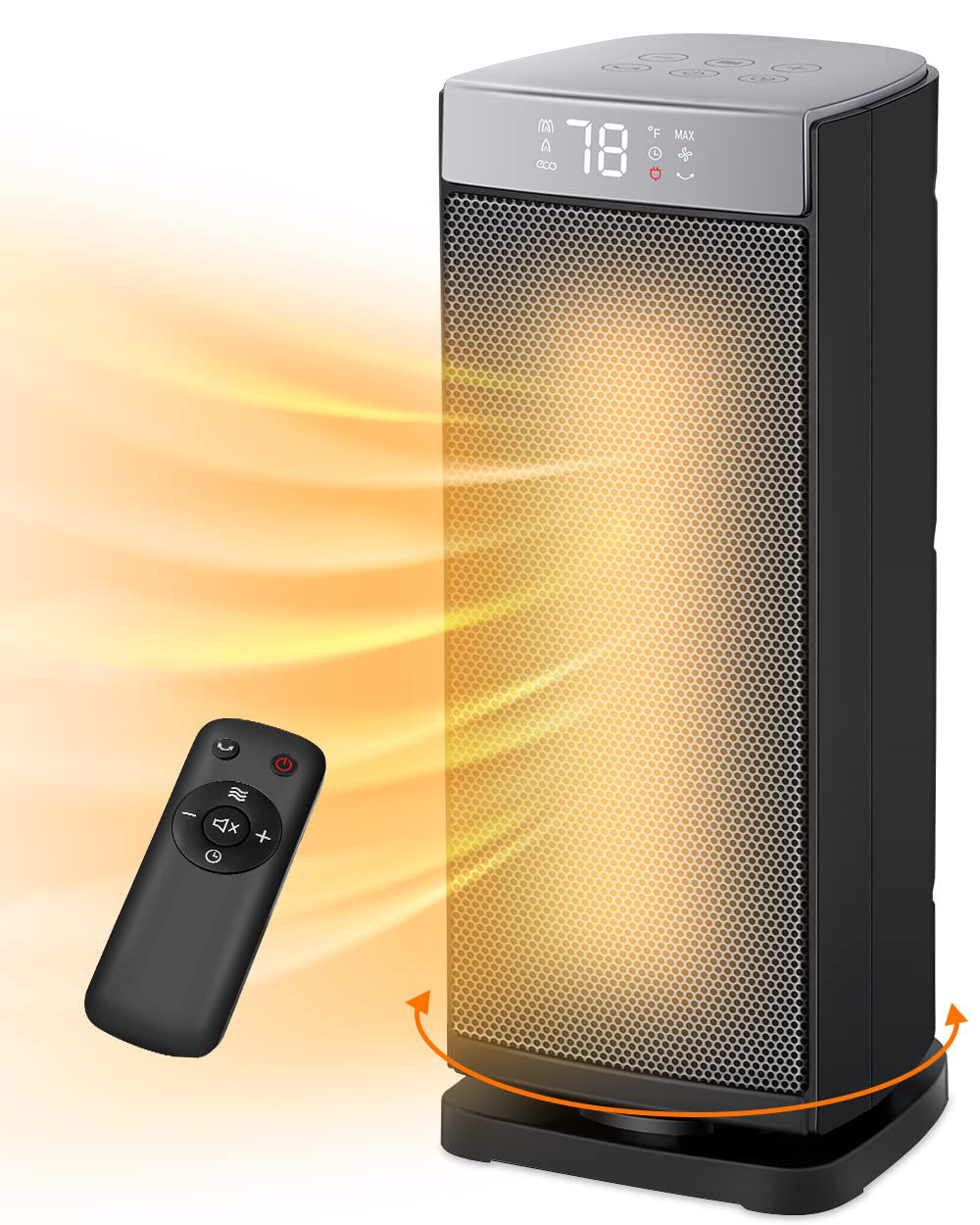 Dreo 5118 BTU BTU Electric Tower Space Heater with Adjustable Thermostat , Remote Included Dreo